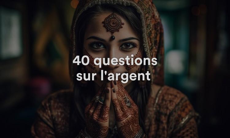 40 questions sur l'argent : à poser avant le mariage