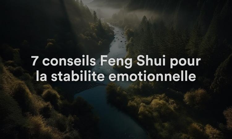 7 conseils Feng Shui pour la stabilité émotionnelle