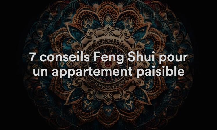7 conseils Feng Shui pour un appartement paisible