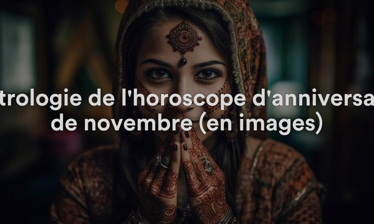 Astrologie de l'horoscope d'anniversaire de novembre (en images)
