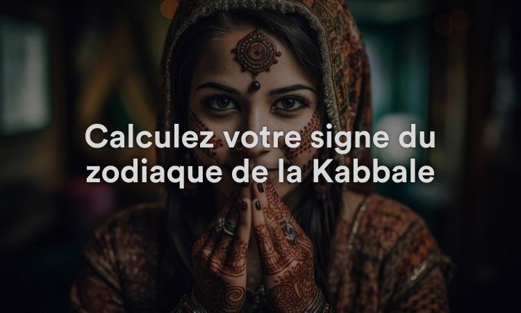 Calculez votre signe du zodiaque de la Kabbale