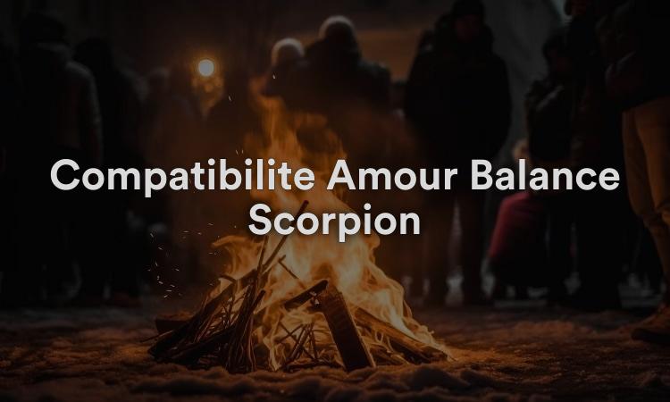 Compatibilité Amour Balance Scorpion