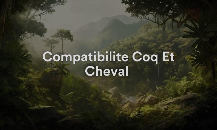 Compatibilité Coq Et Cheval : Astucieuse Et Stimulante