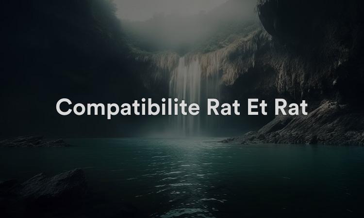 Compatibilité Rat Et Rat : Union Durable