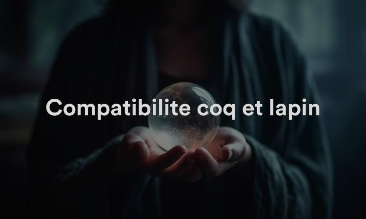 Compatibilité coq et lapin : une attraction émouvante