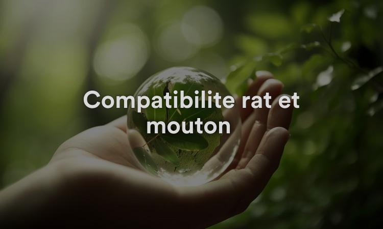 Compatibilité rat et mouton : compatissant et gentil