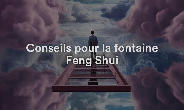 Conseils pour la fontaine Feng Shui