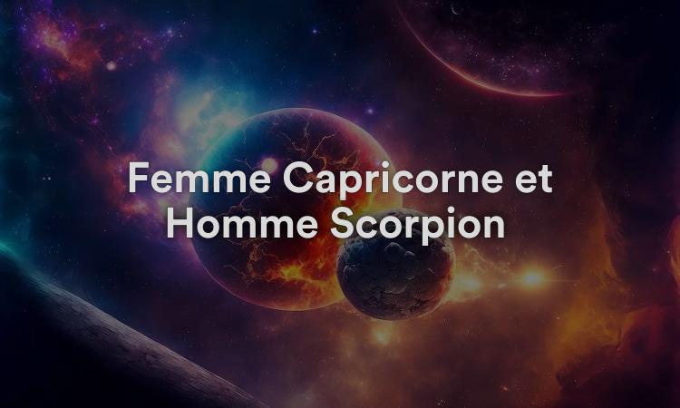 Femme Capricorne et Homme Scorpion Un match intéressant et intellectuel