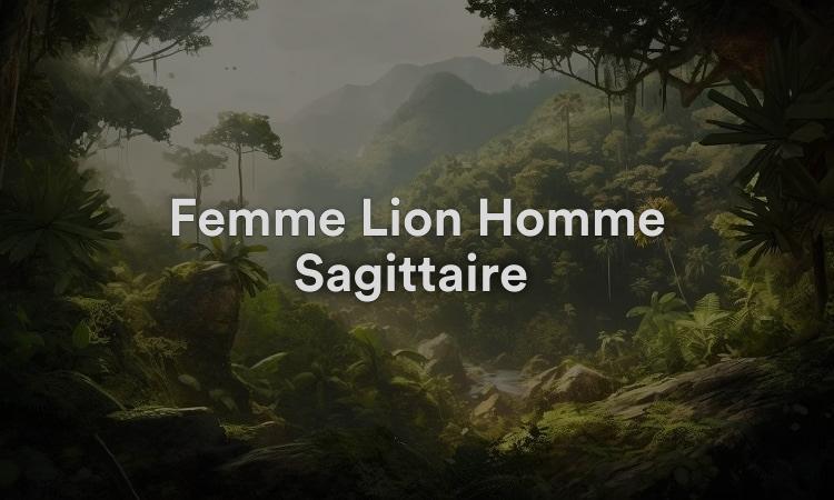 Femme Lion Homme Sagittaire Un excellent match fougueux