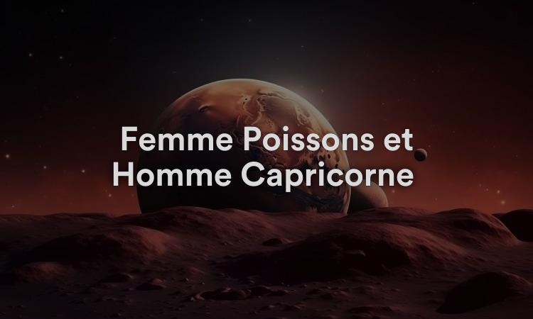 Femme Poissons et Homme Capricorne Un match complémentaire