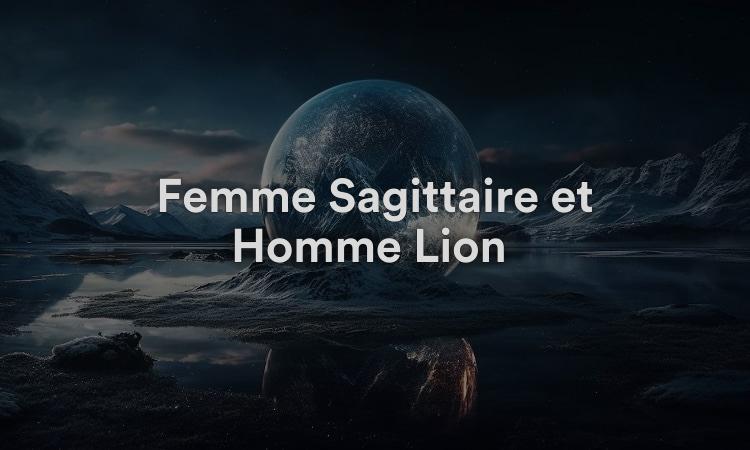 Femme Sagittaire et Homme Lion Un match dynamique et romantique