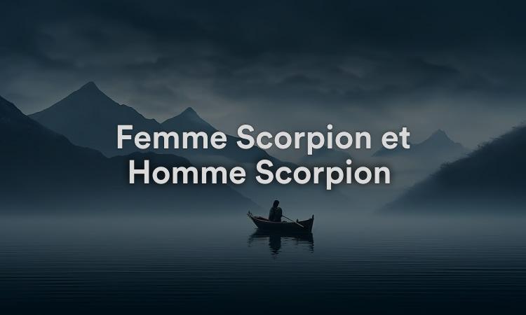 Femme Scorpion et Homme Scorpion Un match compatible