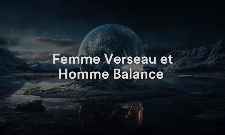 Femme Verseau et Homme Balance Le match parfait