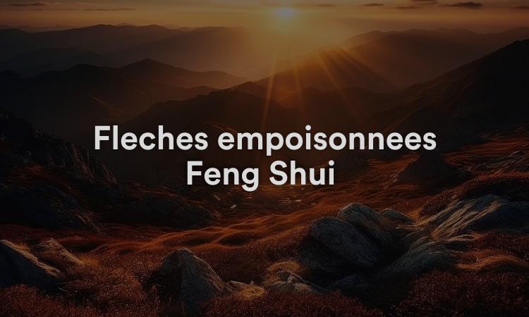 Flèches empoisonnées Feng Shui Sha Chi indésirable