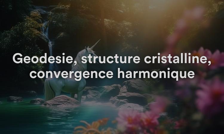 Géodésie, structure cristalline, convergence harmonique