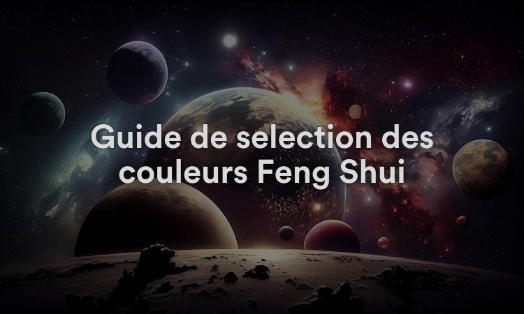 Guide de sélection des couleurs Feng Shui