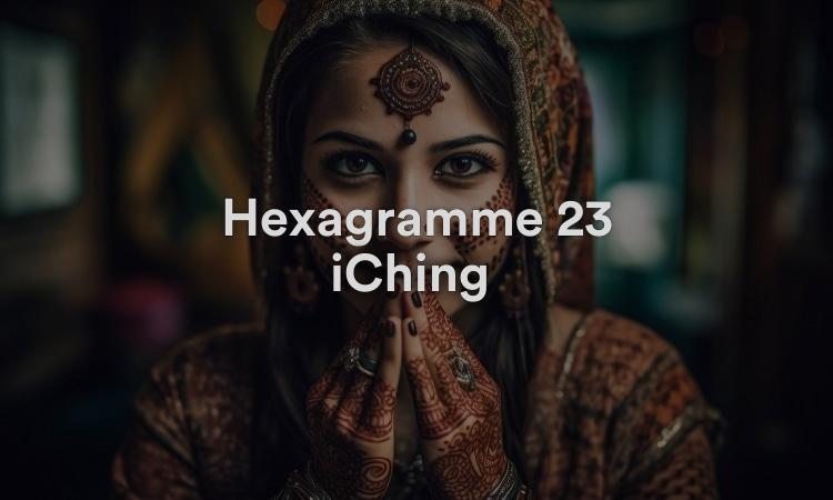Hexagramme 23 iChing : Se séparer Vidéo I Ching 23