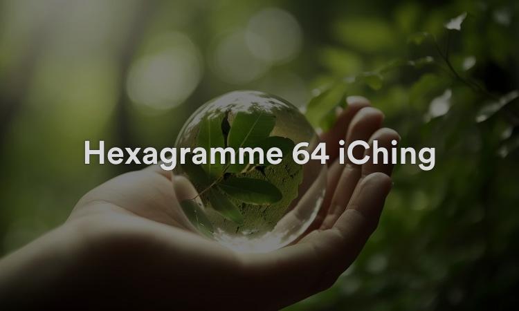 Hexagramme 64 iChing : Avant de terminer Vidéo I Ching 64