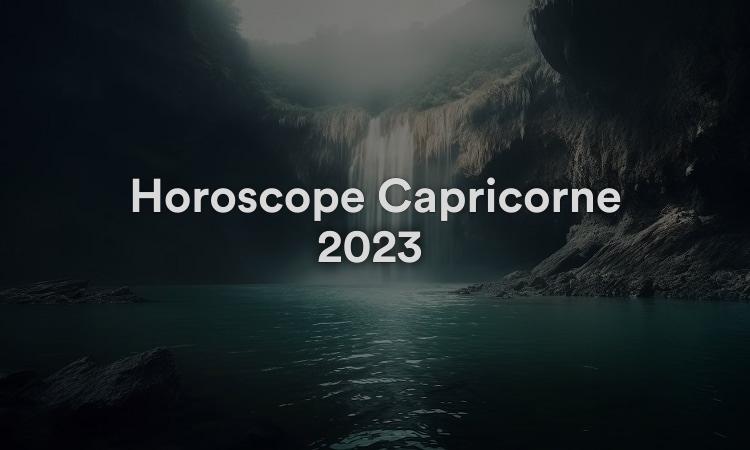 Horoscope Capricorne 2023 Obtenez vos prévisions maintenant !