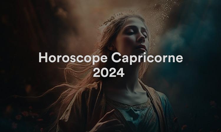 Horoscope Capricorne 2024 Obtenez vos prévisions maintenant !