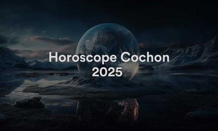 Horoscope Cochon 2025 Chance et prédictions Feng Shui !