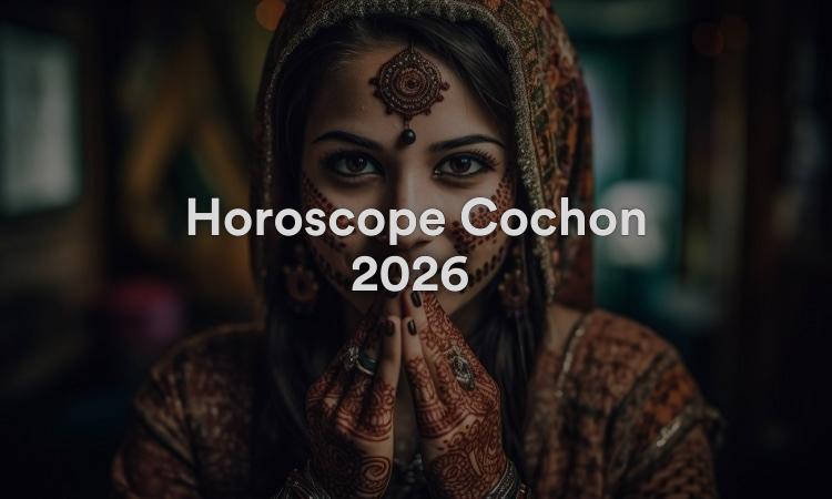Horoscope Cochon 2026 Chance et prédictions Feng Shui !