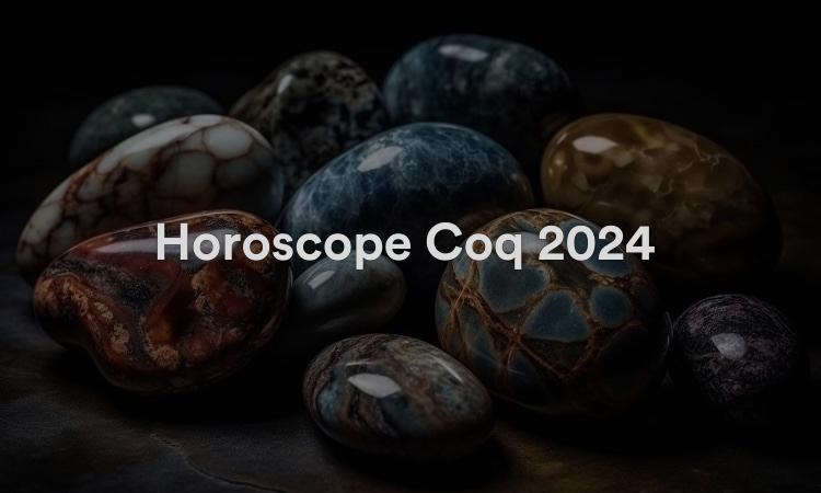 Horoscope Coq 2024 Chance et prédictions Feng Shui !