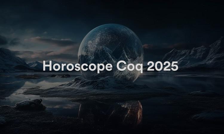 Horoscope Coq 2025 Chance et prédictions Feng Shui !