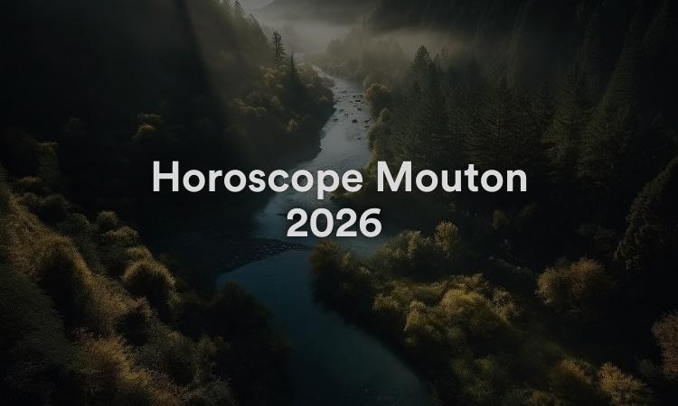 Horoscope Mouton 2026 Chance et prédictions Feng Shui !