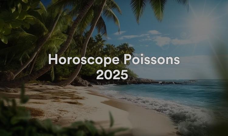 Horoscope Poissons 2025 Obtenez vos prévisions maintenant !