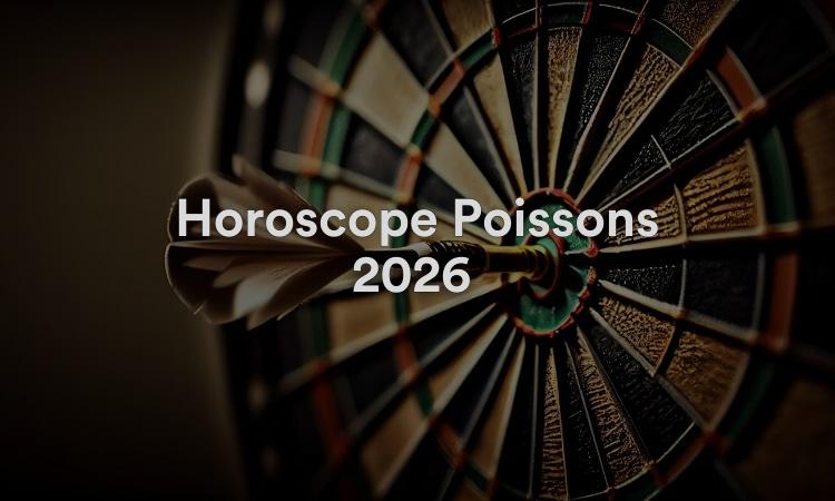 Horoscope Poissons 2026 Obtenez vos prévisions maintenant !