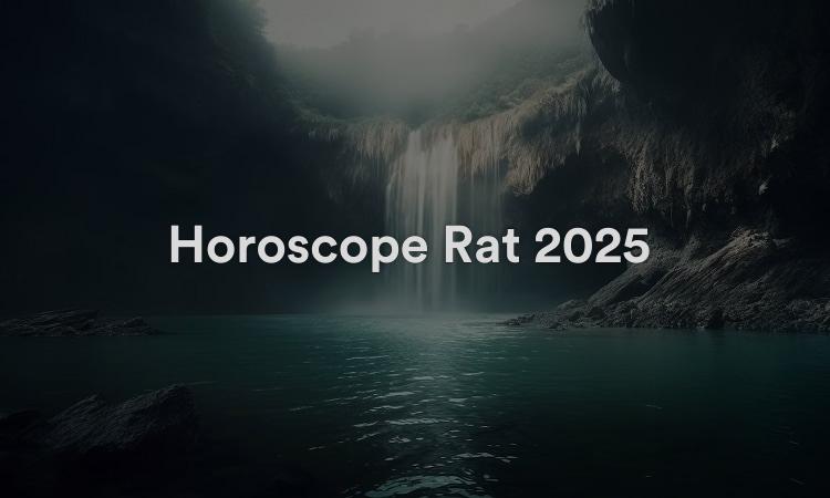 Horoscope Rat 2025 Chance et prédictions Feng Shui !