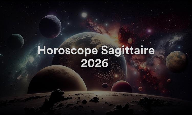 Horoscope Sagittaire 2026 Obtenez vos prévisions maintenant !