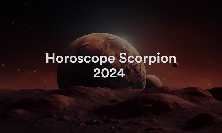 Horoscope Scorpion 2024 Obtenez vos prévisions maintenant !