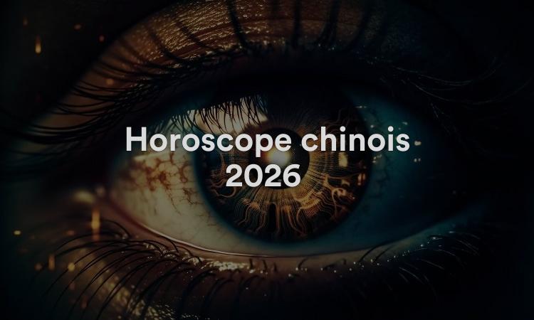 Horoscope chinois 2026 L'année du cheval de feu rouge