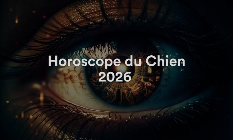 Horoscope du Chien 2026 Chance et prédictions Feng Shui !