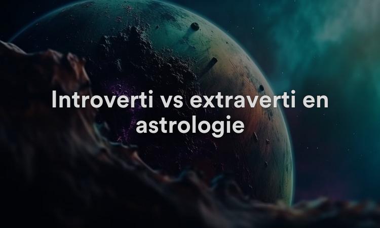 Introverti vs extraverti en astrologie