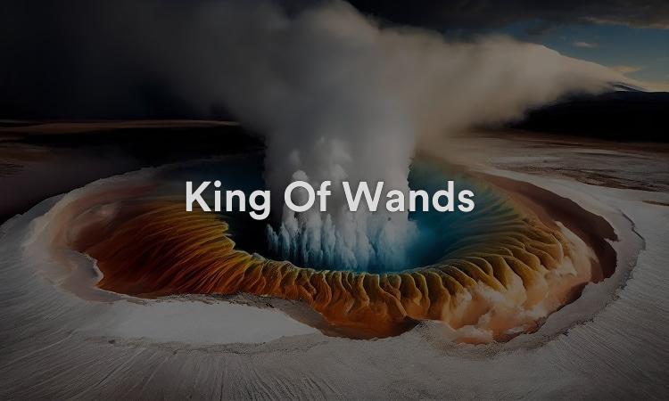 King Of Wands : Poursuivre vos objectifs