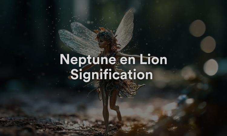 Neptune en Lion Signification : Centre d’attention