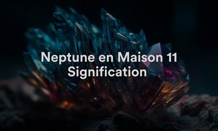 Neptune en Maison 11 Signification : Être intelligent