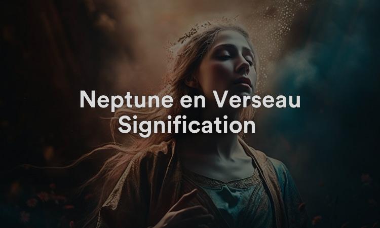 Neptune en Verseau Signification : égocentrique et brillant