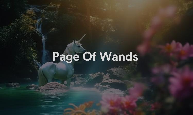 Page Of Wands : réalisation du plein potentiel