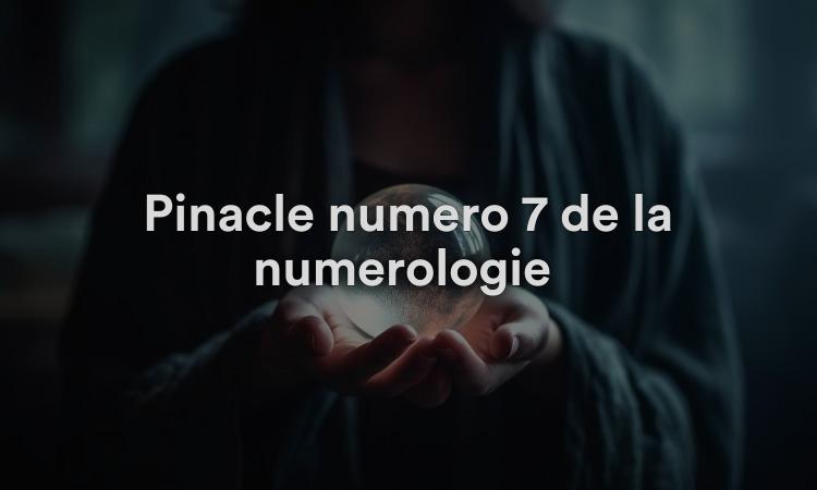 Pinacle numéro 7 de la numérologie : sens élevé de l'intuition