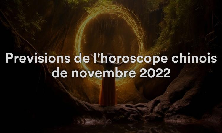 Prévisions de l'horoscope chinois de novembre 2022
