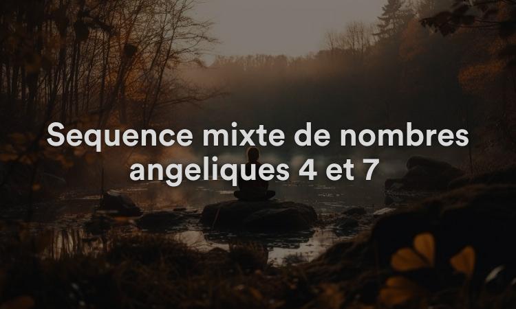 Séquence mixte de nombres angéliques 4 et 7 : instinct naturel