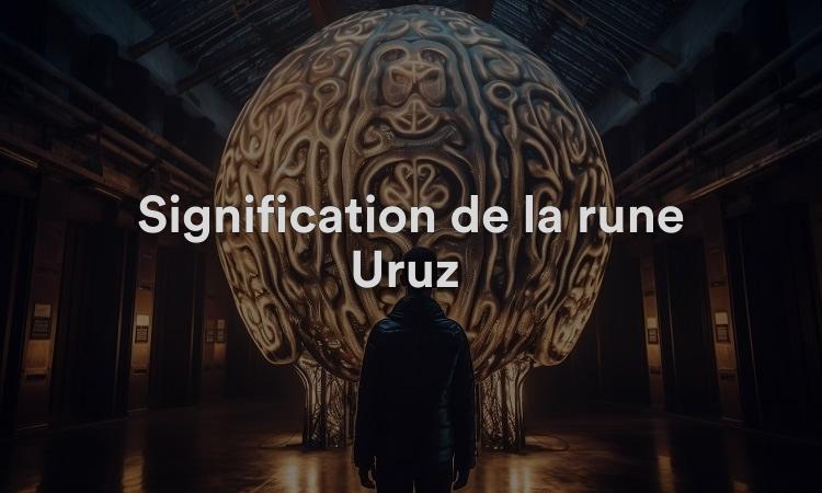Signification de la rune Uruz : l'action est la force