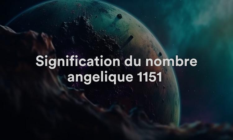 Signification du nombre angélique 1151 : prenez le contrôle de votre vie
