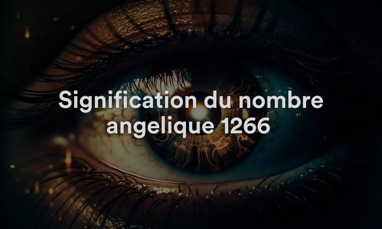 Signification du nombre angélique 1266 : besoins physiques et matériels