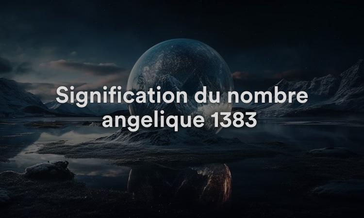 Signification du nombre angélique 1383 : grâces abondantes