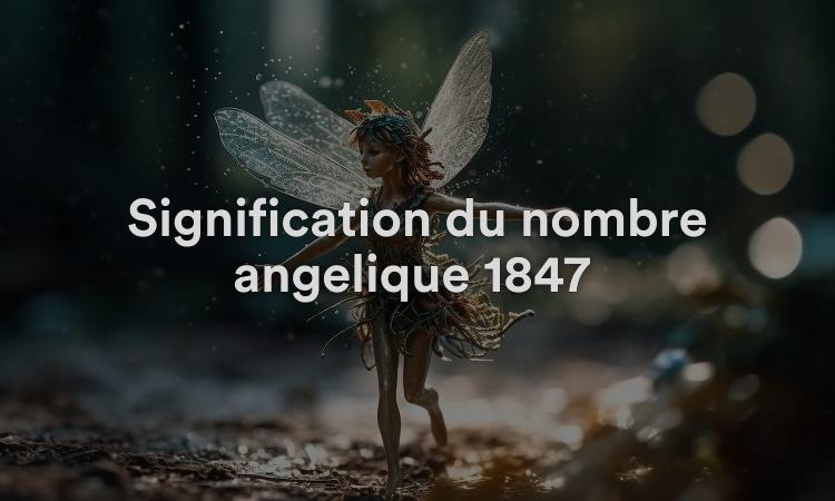 Signification du nombre angélique 1847 : vous avez le pouvoir
